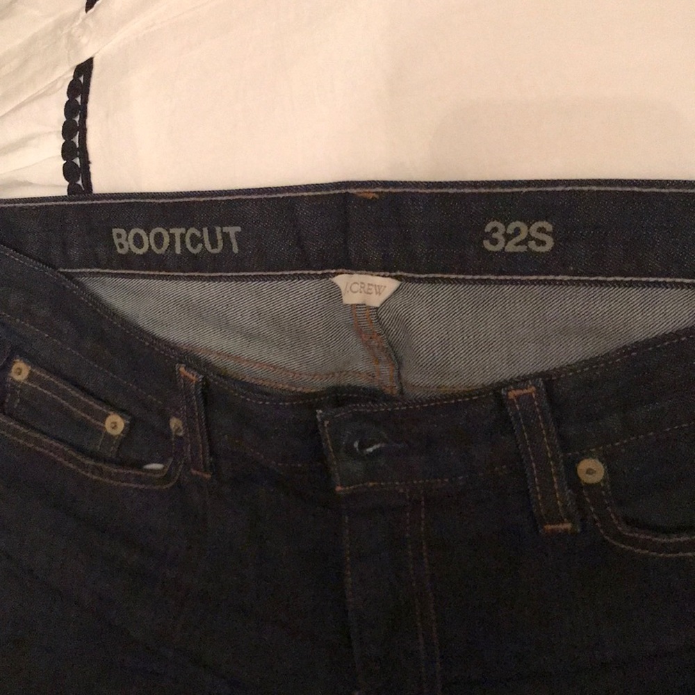 JCrew dark wash bootcut jeans 32S